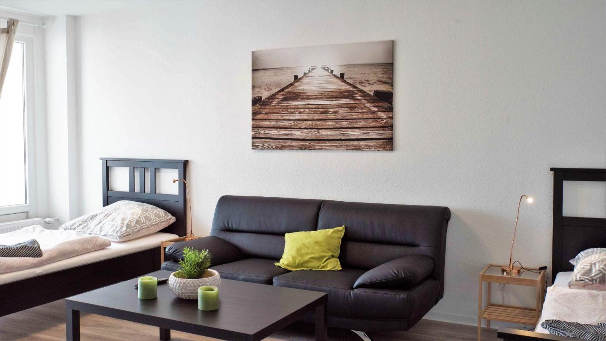 Work And Balcony Apartment