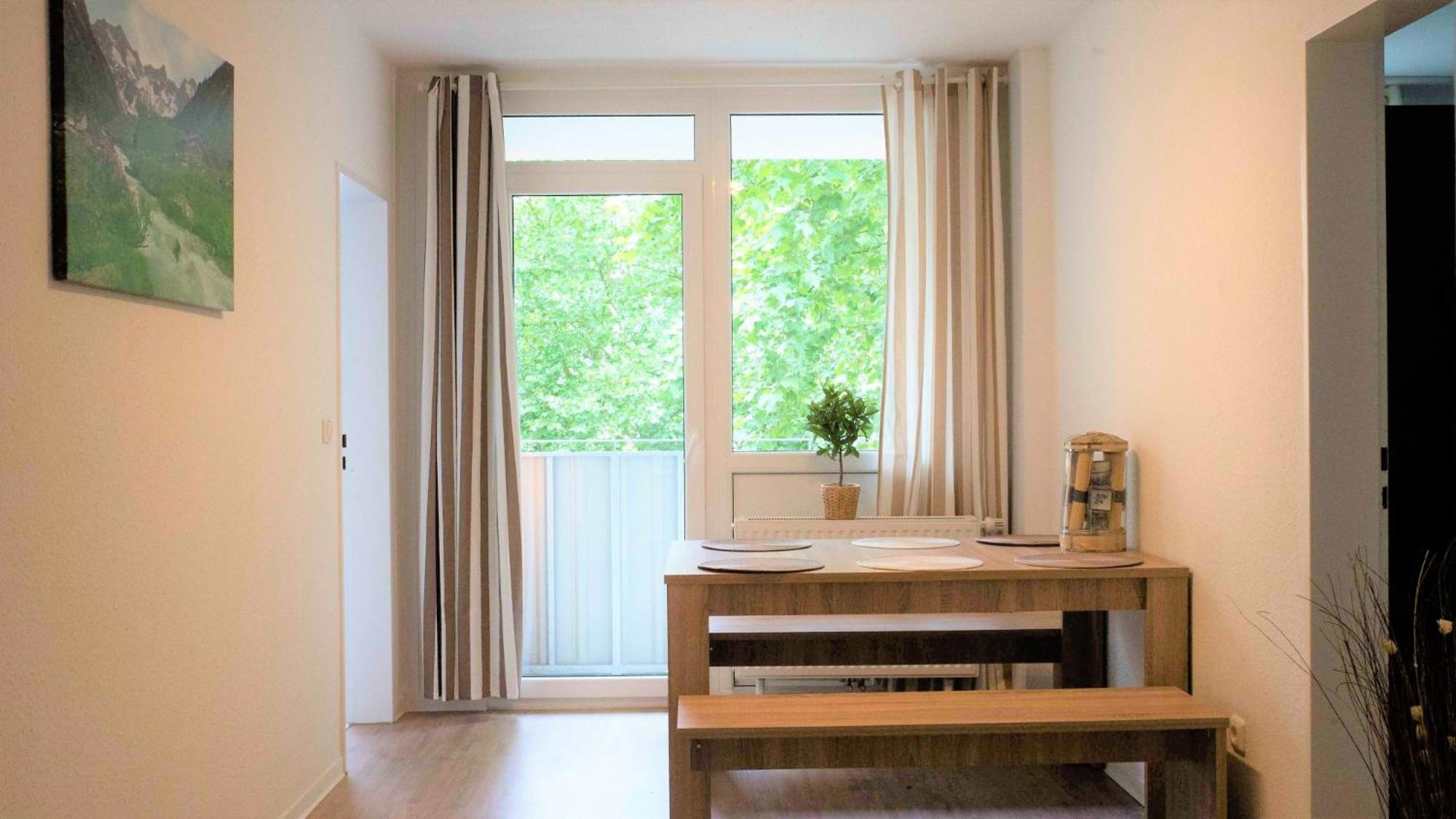 Work And Balcony Apartment